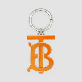 博百利/Burberry 专属标识图案镀钯金钥匙圈  P80242391