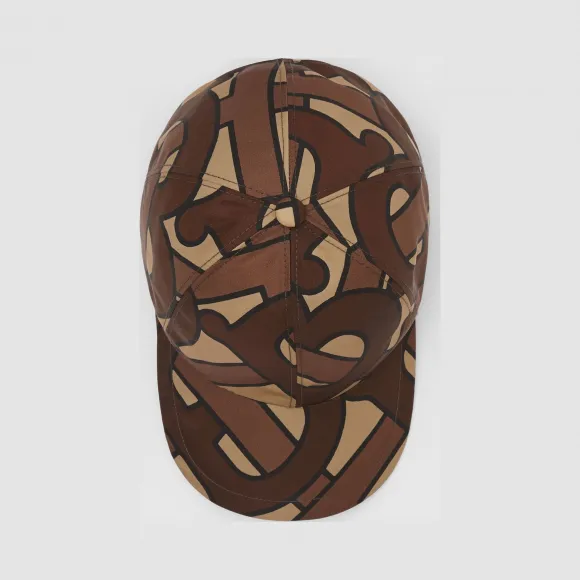 博百利/Burberry 专属标识印花棒球帽 (马勒棕)  80250841