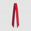 博百利/Burberry 专属标识图案丝巾 (亮红色)  80250971