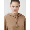 博百利/Burberry 专属标识图案羊绒混纺连帽上衣 (浅咖啡色) - 女士  80252221