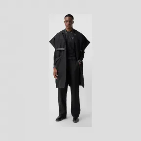 博百利/Burberry 女士 短袖功能性棉质腰带式斗篷  80265341