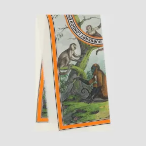 博百利/Burberry 猴印花轻盈羊绒围巾 (欧泊绿)  80269921