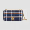 博百利/Burberry 女士 Lola - 小号网格皮革萝纳包  80271881