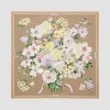 博百利/Burberry 女士 花卉拼专属标识印花丝质方巾  80275431