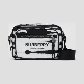 博百利/Burberry 男士 水彩印花 ECONYL® 斜背包  80289531