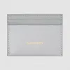 博百利/Burberry Horseferry 印花皮革卡片夹 (灰石南花色 / 云灰色) - 女士  80291761
