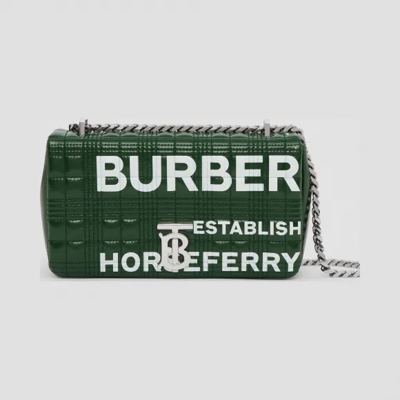 博百利/Burberry 女士 Lola – 小号 Horseferry 印花绗缝萝纳包  80316201