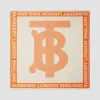 博百利/Burberry 女士 专属标识崁纱丝质混纺大号方巾  80318431