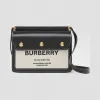 博百利/Burberry 女士 Title – 迷你 Horseferry 印花口袋细节泰尔勒手袋  80319011