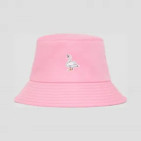 博百利/Burberry 女士 天鹅装饰棉质斜纹渔夫帽  80322341