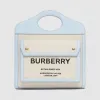 博百利/Burberry 女士 迷你双色帆布拼皮革口袋包  80324061