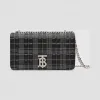 博百利/Burberry 女士 Lola – 小号绗缝三色羔羊皮萝纳包  80326691