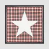 博百利/Burberry 女士 星辰图案格纹印花丝质方巾  80343381