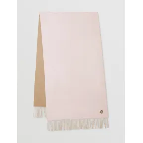 博百利/Burberry 双面两用大号羊绒围巾 (糖果粉色/驼色) 80503331