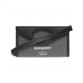 博百利/Burberry 黑色 100% 棉质 女士 单肩包 80508131