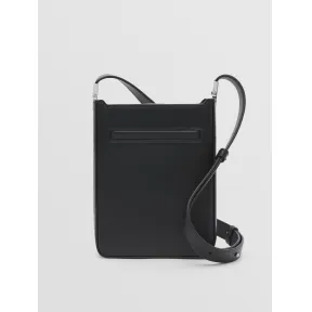 博百利/Burberry Olympia – 迷你皮革埃伦匹亚斜背托特包 (黑色) 80508621