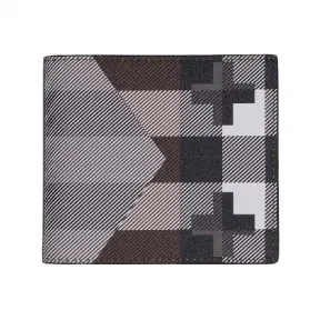 博百利/Burberry 灰棕色 涂层支票钱包 80518501