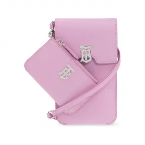 博百利/Burberry 粉色 外 层:|100% 小牛 皮质|内 层:|100% 聚酰胺e|其他 elements:|金属 女士 单肩包 80522941