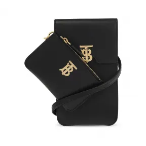 博百利/Burberry 黑色 外 层:|100% 小牛 皮质|内 层:|100% 聚酰胺e|其他 elements:|金属| 女士 单肩包 80523551