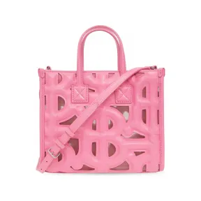 博百利/Burberry 粉色 外 层:|100% Lamb 皮质|内 层:|100% 聚酰胺e|其他 Elements:|100% 金属 女士 购物袋 80545491