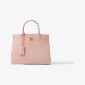 博百利/Burberry 粒纹皮革迷你 Frances 包 (暗粉色) 80629751