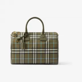 博百利/Burberry 格纹中号保龄球包 80745111