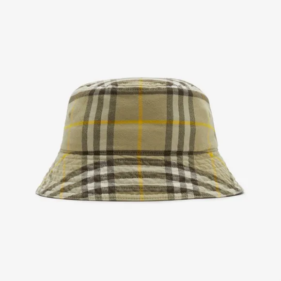 博百利/Burberry 格纹棉质渔夫帽 80756521