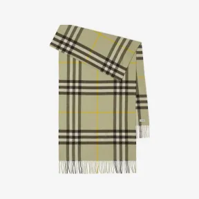 博百利/Burberry 格纹羊绒围巾 80767961