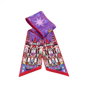 宝格丽/Bvlgari allegra系列 女士 紫色 丝巾 244828