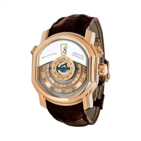 宝格丽/Bvlgari 46MMX 42MM 18kt玫瑰金 自动机械机芯 男表 BRRP46C14GLGMTP