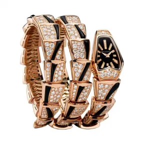 宝格丽/Bvlgari 26MM 18kt 玫瑰金 石英机芯 女表 SPP26BGD1GD2O.2T