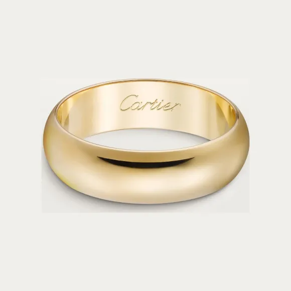 卡地亚/Cartier B4059600 - 1895戒指 宽5毫米 18K黄金 - 黄金