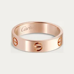 卡地亚/Cartier B4084800 - LOVE戒指 经典款  18K玫瑰金 - 玫瑰金