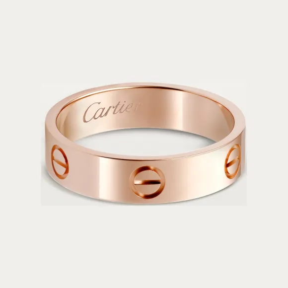 卡地亚/Cartier B4084800 - LOVE戒指 经典款  18K玫瑰金 - 玫瑰金