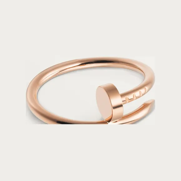卡地亚/Cartier B4225800 - Juste un Clou戒指 小号款 18K玫瑰金 - 玫瑰金