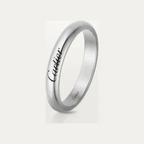 卡地亚/Cartier B4232400 - C de Cartier戒指 宽3毫米 铂金 - 铂金