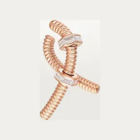 卡地亚/Cartier B8301437 Écrou de Cartier右耳环 18K玫瑰金 玫瑰金 钻石 