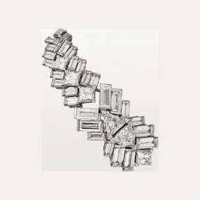 卡地亚/Cartier H8000334 - Reflection de Cartier耳环 镶嵌钻石 18K白金 - 白金 钻石