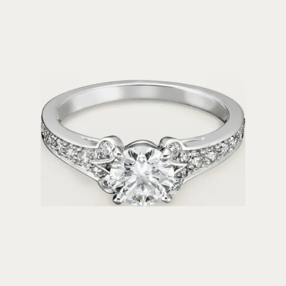 卡地亚/Cartier N4196900 Ballerine订婚钻戒 铂金 铂金 钻石