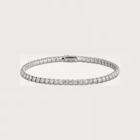 卡地亚/Cartier N6707917 经典钻石链系列手镯 18K白金 白金 钻石 