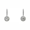 卡地亚/Cartier N8515027 - Cartier Destinée垂坠式耳环 镶嵌2颗圆形明亮式切割钻石 铺镶钻石 18K白金 - 白金 钻石
