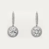 卡地亚/Cartier N8515028 - Cartier Destinée垂坠式耳环 镶嵌2颗圆形明亮式切割钻石 铺镶钻石 铂金 -  铂金 钻石