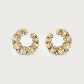 卡地亚/Cartier N8515274 - Grain de Café耳环 18K黄金 其他 - 黄金 白金 钻石