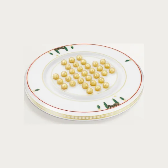 卡地亚/Cartier OG000414 - 猎豹图案纸牌盘 - 清漆树脂与吹制玻璃