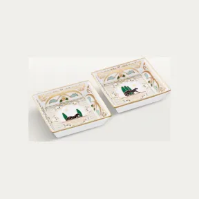 卡地亚/Cartier OG000851 - Panthère de Cartier卡地亚猎豹饰品托盘两件套 小号款 - 陶瓷