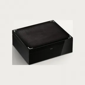 卡地亚/Cartier OG001252 - Santos de Cartier系列六枚腕表和袖扣盒 - 清漆木质