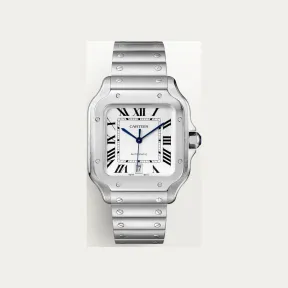 卡地亚/Cartier WSSA0018 - Santos de Cartier腕表 大号 精钢 自动上链 - 大号表款 自动机芯 精钢 可替换式金属表链与皮表带