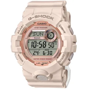 卡西欧/Casio G-SHOCK G-SQUAD运动系列 蓝牙多功能计步器 防水防震运动女表GMD-B800