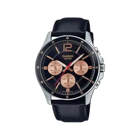 卡西欧/Casio MTP-1374L-1A2V 男装多重指针显示手表 Dress