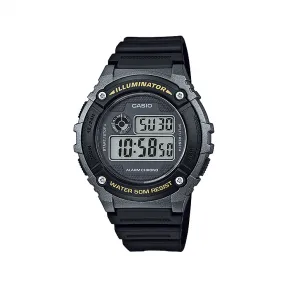 卡西欧/Casio Men 石英机芯  W-216H-1B